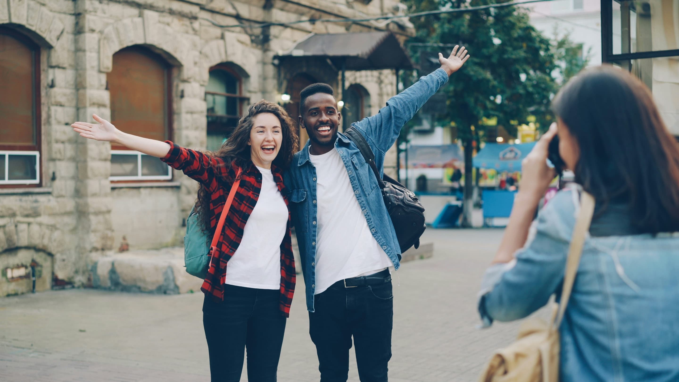 University students celebrating together